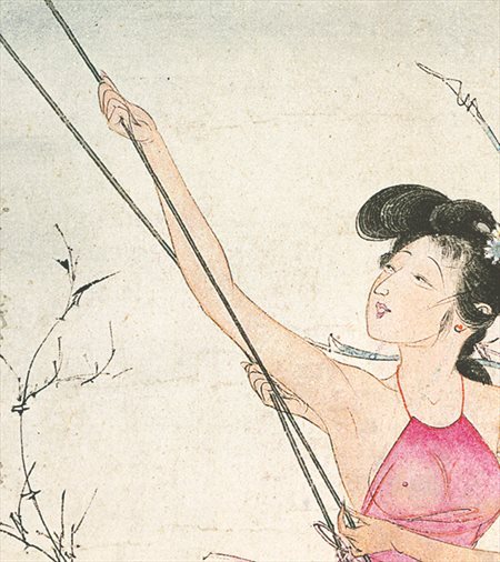 吴忠市-胡也佛的仕女画和最知名的金瓶梅秘戏图